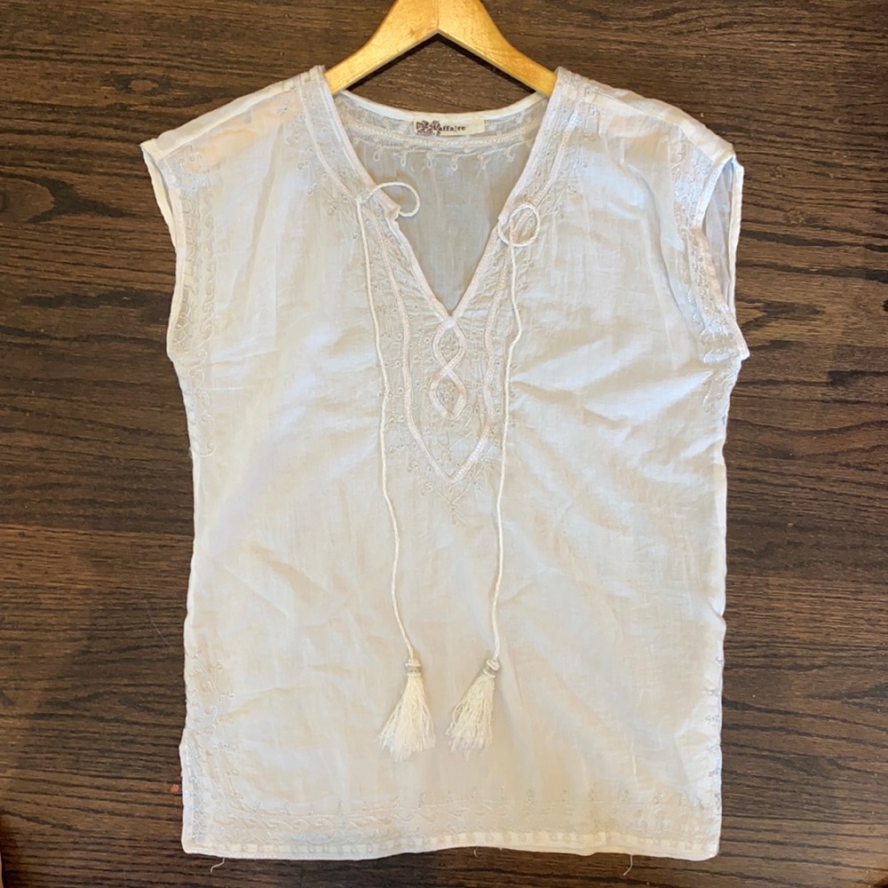Laffaire white tunic